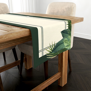 Polyester Printed Table Runner <b>Waterproof</b> Option for Conference Planners Banquet Rental Fleet Purchasing Commercial Sourcing - Product Image 1