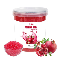 Bulk 3kg Roze Popping Boba Parels Bubble Tea Topping Suiker Verpakking 12 Maanden Houdbaarheid Groothandel Fabriek YUECHUANXIANG