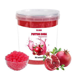 Perles de boba à la grenade en vrac de 3 kg, garnitures pour bubble tea avec sucre, emballage en boîte, vente en gros directe d'usine - Product Image 6