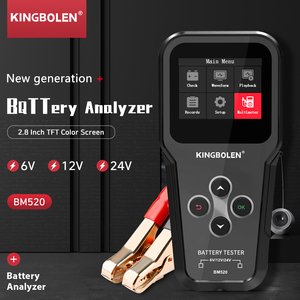 KINGBOLEN BM520 Probador Universal de Baterías de Coche 6V/12V/24V Multímetro con Certificación CE para Pruebas de Arranque, Carga y Ondulación - Product Image 5