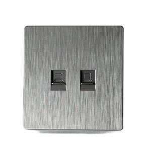 Enchufe de Pared Interior Moderno para Hotel con Panel Táctil, Material de PC, 220V, Enchufe Doble, Cable de TV Eléctrico Integrado - Product Image 5