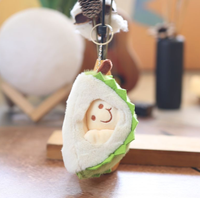 Nouvelle Peluche Mignonne et Adorable en Forme de Durian, Petit Pendentif, Porte-clés, Poupée en Peluche pour Sac, Compagnon de Jeu