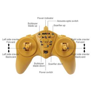 HOSHI <span class=keywords><strong>HUINA</strong></span> <span class=keywords><strong>1569</strong></span> — Bulldozer lourd à 9 canaux 2.4GHz, corps en alliage, 1:16, nouveau, d'origine, camion technique - Product Image 4