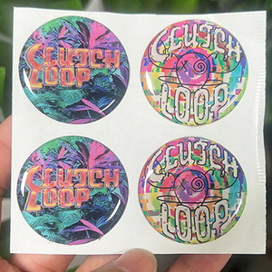 Custom Puffy Epoxy <b>Sticker</b> 3D Raised <b>Sticker</b> Domed <b>Logo</b> <b>Sticker</b> For Phone Case Decoration - Product Image 4