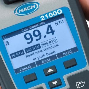เครื่องวัดความขุ่นแบบพกพา HACH 2100Q สำหรับการวัดความขุ่นในอุตสาหกรรมและห้องปฏิบัติการที่แม่นยำ รองรับการปรับแต่ง OEM  รองรับการเชื่อมต่อ HACH 2100Q Port - Product Image 4
