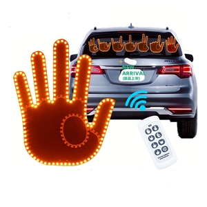 Lumière de fenêtre de voiture de couleur rouge de lumière de doigt de vente chaude avec la lumière menée par télécommande de voiture de doigt moyen de <span class=keywords><strong>Flik</strong></span> Me - Product Image 6