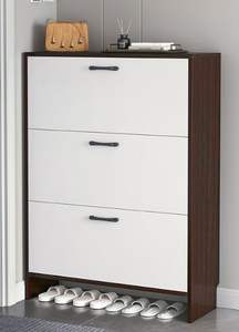 2025 Modern Artificial Board Foldable Dustproof <b>Shoe</b> Storage Bench Simple Style Living Room Organizer Cushion <b>Shoe</b> Racks - Product Image 2