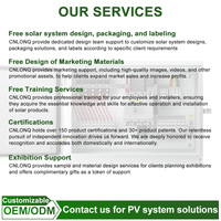 CNLONQ Boîtier de Combinaison Solaire Photovoltaïque 10 Cordons 10-en-1 DC1000V/1500V IP65 Métal pour Systèmes Solaires Connectés au Réseau OEM/ODM