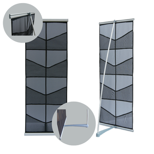 Organizador de Folletos Transparente con Malla, Soporte de Suelo con 8 Bolsillos para Agencias Inmobiliarias, Concesionarios de Automóviles, Catálogos de Productos - Product Image 2