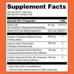 ODM OEM Cápsulas de soporte de energía personalizadas para mujeres y hombres Suplementos de energía <span class=keywords><strong>natural</strong></span> Apoya la resistencia y la resistencia - Product Image 3