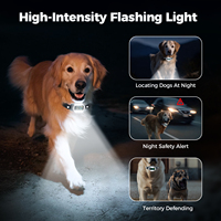 Dispositivo de Control de Ladridos 2 en 1, 3 Modos, Collar de Adiestramiento para Perros, Impermeable, Multifuncional, Linterna LED, Uso Nocturno para Todos los Perros