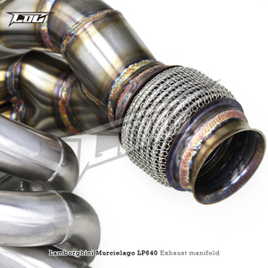 Colector <span class=keywords><strong>de</strong></span> <span class=keywords><strong>escape</strong></span> BSK para Lamborghini Murcielago LP640 V12 6.2L 2007-2010, sistema <span class=keywords><strong>de</strong></span> <span class=keywords><strong>escape</strong></span> <span class=keywords><strong>de</strong></span> acero inoxidable para autos <span class=keywords><strong>de</strong></span> carreras - Product Image 4