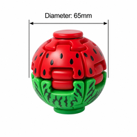 Jouets anti-stress en forme de fruits imprimés en 3D, flexibles, à ressort, rotatifs, gyroscopiques, pour soulager le stress des adultes