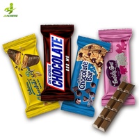 Personalizado sellado con calor Galaxy Snack Nut Energy Protein Mushroom Chocolate Candy Bar Wrapper Packaging Pouch Bags