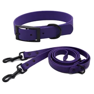 Hot sale Pet Traction Rope PVC Strap Collar Pet Leading Set