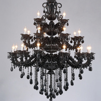 Lustre suspendu en cristal K9 de style européen pour salle à manger, salon, décoration de villa