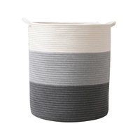 Panier à linge pliable en coton tissé NFS avec couvercle, capacité supérieure à 35L, design moulé par injection écologique pour vêtements sales