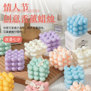 Northern Mu Heart Shaped Scented Candles Soybean Mixed Wax Valentine's Day Gift Decorations - Product Image 2