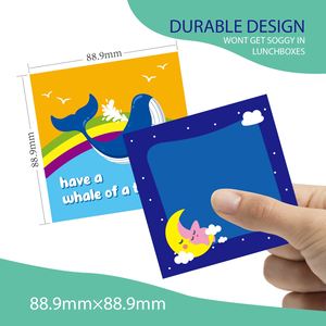 Boîte à lunch inspirante et motivante pour une utilisation quotidienne, notes pour garçons et filles, 60 cartes d'encouragement pour enfants - Product Image 5