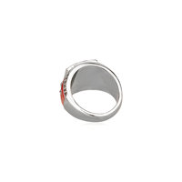 Bague en métal plaqué or avec zircon, drapeau américain, gagnant du prix du sport, bague en alliage personnalisé pour les championnats de la jeunesse, style hip-hop, en laiton