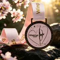 Médailles et Trophées Personnalisés en Métal pour la Gymnastique Rythmique, la Danse et les Sports – Conception sur Mesure, Vente en Gros, Compétition 3D Or