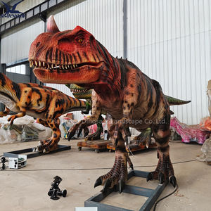 Modelo de Dinosaurio <span class=keywords><strong>Ceratosaurus</strong></span> Animatrónico con Certificación CE/RoHS, Textura de Piel Hiperrealista, Estatua de Dinosaurio de Tamaño Real para Museo - Product Image 4