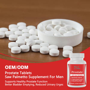 Tablet prostat Label pribadi dengan gergaji organik Palmetto asam Amino suplemen diet seng mendukung prostat sehat untuk pria - Product Image 6