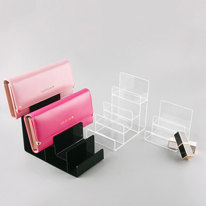 Personalizzato 8 livelli acrilico portafoglio montato occhio usura <span class=keywords><strong>Negozio</strong></span> <span class=keywords><strong>di</strong></span> visualizzazione Contatore Top A Buon Mercato Multi-Livello Piccolo Acrilico Nero della borsa display - Product Image 2