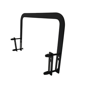 Dispositif de positionnement de lattes de lit 280x200mm en acier noir, accessoire de quincaillerie facile à installer - Product Image 4