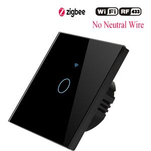 Interruptor inteligente de pared con <span class=keywords><strong>Wifi</strong></span> y control táctil, 1/2/<span class=keywords><strong>3</strong></span> entradas, estándar europeo, para Smart Life, Tuya - Product Image 6