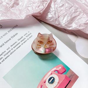 Mignon Mini Chat Acétate Pinces À Cheveux Animal Cheveux <span class=keywords><strong>Griffe</strong></span> Accessoires à Vendre - Product Image 5