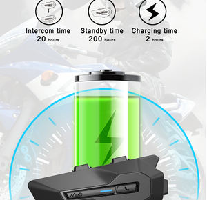 Maxto X2 2 Всадники мотоциклетный шлем Bluetooth домофон гарнитура - Product Image 4