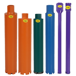 <span class=keywords><strong>Foret</strong></span> diamanté multi-usages de qualité industrielle pour le perçage de béton, de pierre et de murs, diamètre 127 mm, filetage M22, perçage rapide - Product Image 1