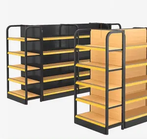 Hot bán gỗ Rack hiển thị Kệ sách gỗ Kệ cho siêu thị