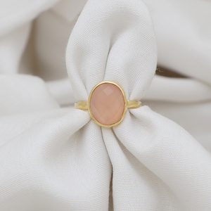 แหวนพลอยโรสควอตซ์แบบยูนิเซ็กซ์ ชุบทองคำขาว 18k ดีไซน์ทันสมัย ประดับเพชรแบบหนามเตย เหมาะสำหรับงานหมั้น งานเลี้ยงฉลองครบรอบ งานแต่งงาน - Product Image 3