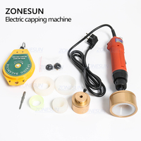 Machine de capsulage manuelle ZONESUN ZS-XG600 pour bouteilles en plastique, machine de scellage de bouchons à vis