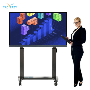 65 75 86 inch 4k đa cảm ứng điện tử thông minh phẳng inbuilt PC TV giá lớp bảng hiển thị bảng tương tác 65 inch - Product Image 1