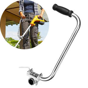 Extension de poignée de <span class=keywords><strong>tondeuse</strong></span> à gazon ergonomique réglable, poignée souple en alliage d'aluminium, taille-haie de jardin confortable - Product Image 1