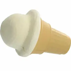 Custom Branded Ice Cream Cone Pu Foam Anti Stress Ball Reliever Relief Toy