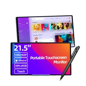 Barato y mejor Monitor de juegos Fhd 21,5 P de 1080 pulgadas con altavoz tipo C Android 12 pantalla Led pantalla Ultra delgada Ips - Product Image 1