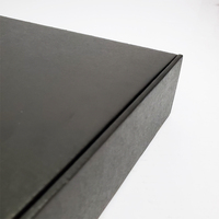 Boîtes Cadeaux Noires Personnalisables Luxe Petites et Grandes en Carton Pliables – Emballage d'Expédition