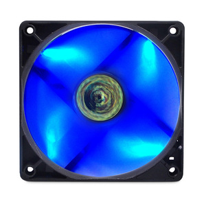 พัดลมระบายความร้อน Huierde Xiaoyue S12015 ขนาด 120x120x25 มม. สีฟ้า พร้อมไฟ LED และระบบควบคุมความเร็ว PWM สำหรับเคสคอมพิวเตอร์ - Product Image 1