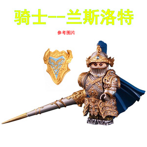 Lancelot Round Table Knight M10 Pferde bausteine Neues Modell Spielzeug Kunststoff Cross Border Assembled Toys für den Außenhandel - Product Image 4