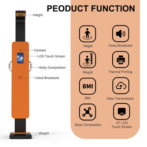 HW-B9 điện sinh học Trở kháng Phân Tích (bia) ngoài trời chiều cao trọng lượng chất béo quy mô Độ chính xác cao cảm biến quy mô ngoài trời - Product Image 2
