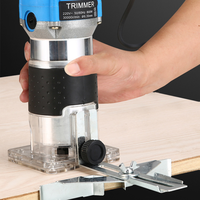 Enrutador recortador de madera manual para carpintería, fresado laminado, grabado, carburo de tungsteno eléctrico, 800W para herramienta de enrutador de madera
