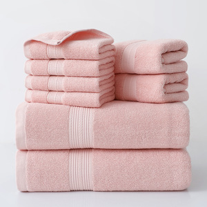 Lot de serviettes de bain 100 % coton à absorption rapide, personnalisables avec logo, super absorbantes, pour hôtels et usage domestique, prix abordable - Product Image 3