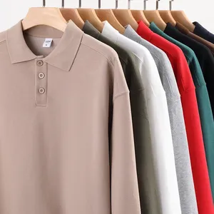 Chinjane Custom Breathable Design Casual Lapel Cheap Long Sleeve Streetwear Printed Plain Polo Tshirt White Men Shirt