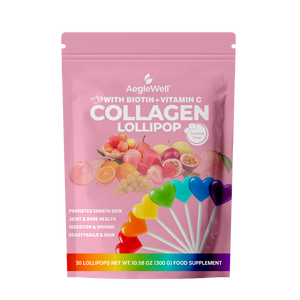 Premium Multi-Kollagen-Lutscher (Typ I, <span class=keywords><strong>II</strong></span>, III) 3000mg Kollagen mit Biotin & Vitamin C Gelenkunterstützung Schönheits-Nahrungsergänzungsmittel - Product Image 2