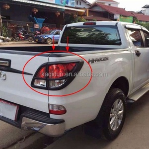 Accesorios Exteriores para Automóviles, Cubierta de Faro Delantero de Plástico ABS Negro Mate para MAZDA 2012 BT50 - Product Image 1