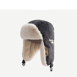 BuPao Yiwu Agente Bombardeiro Russo Macio Unisex Impermeável Faux Fur Ear Flap Hat Cap Inverno Ski Trooper Caça Warm Winter Hats - Product Image 6